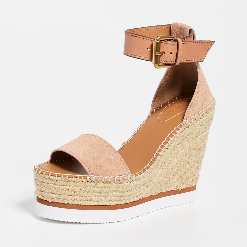 See by Chloe Glyn Wedge Espadrilles